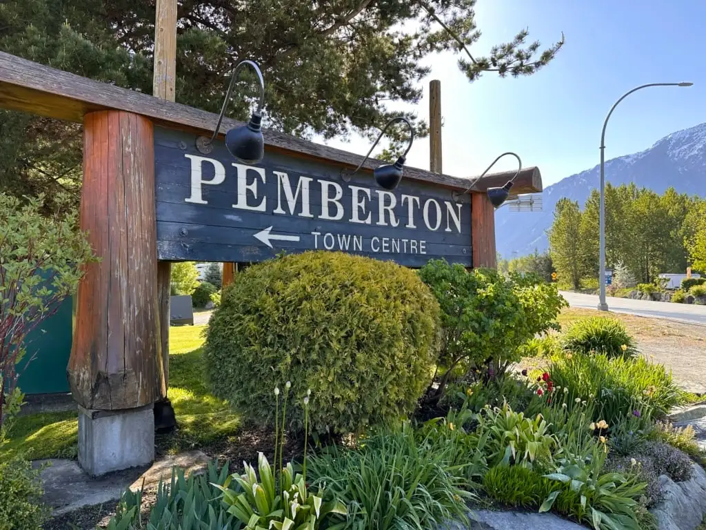 The Pemberton sign