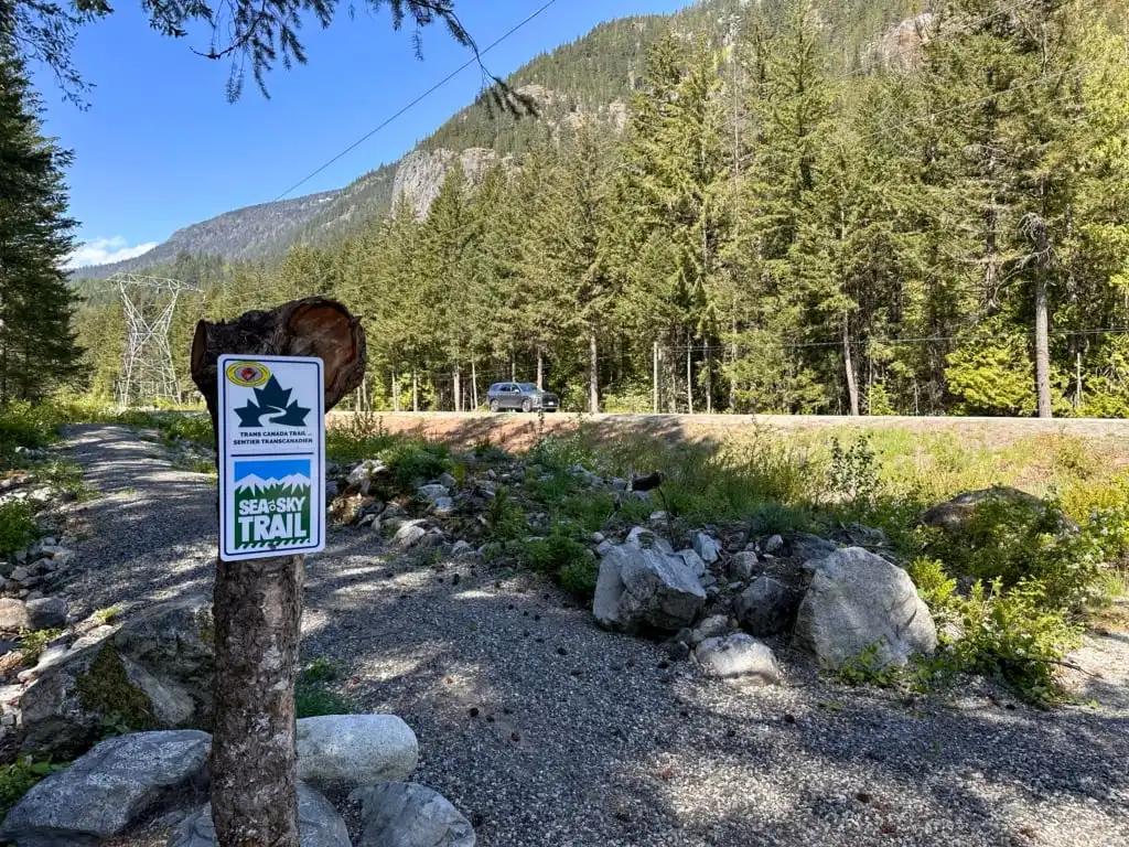 Sea to Sky Trail marker