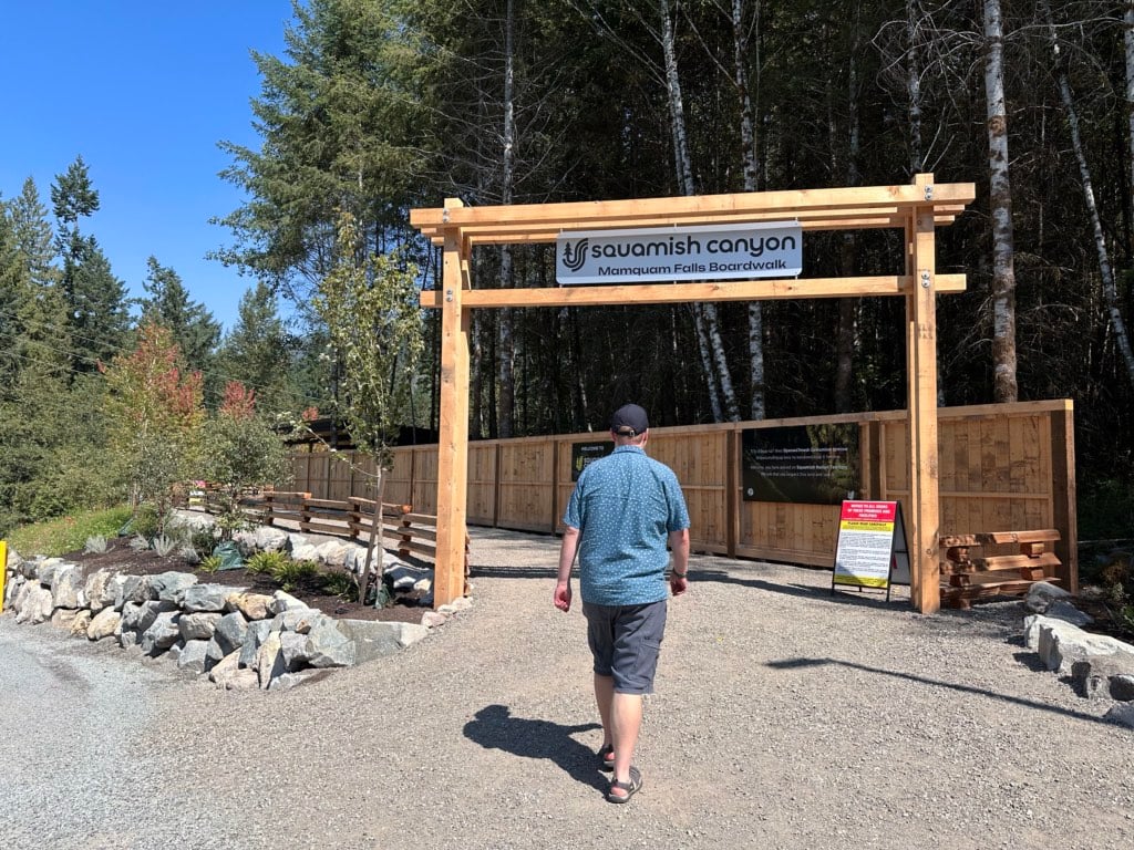 Entrance to the Squamish Canyon