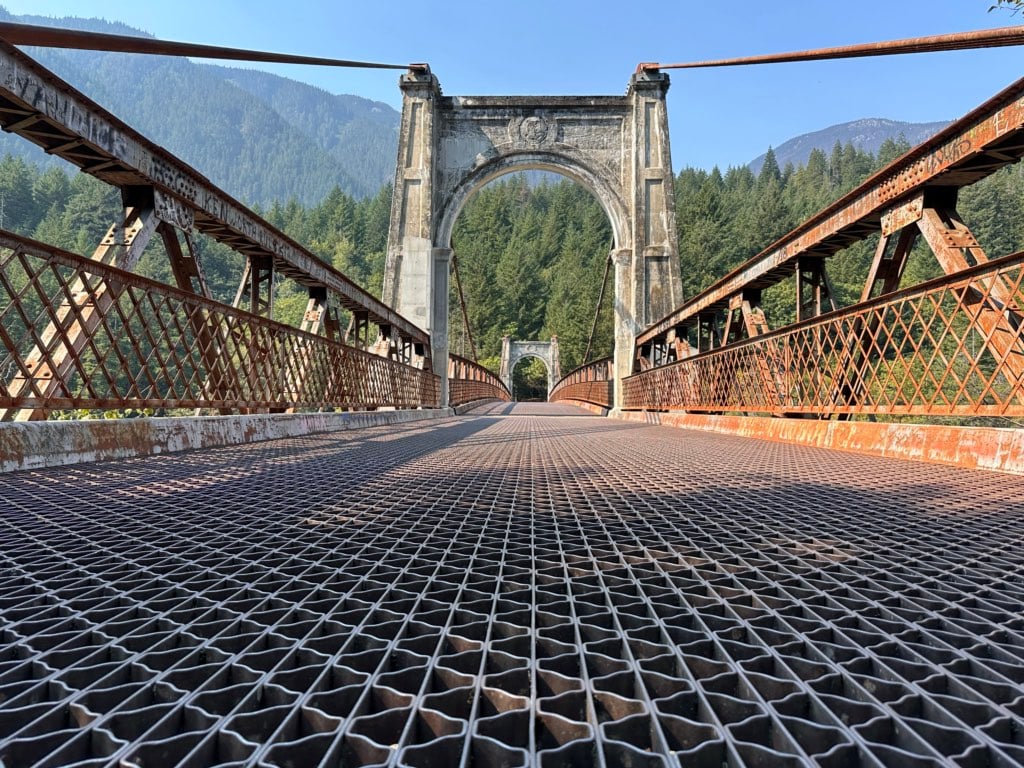 Historic Alexandra Bridge in the Fraser Canyon