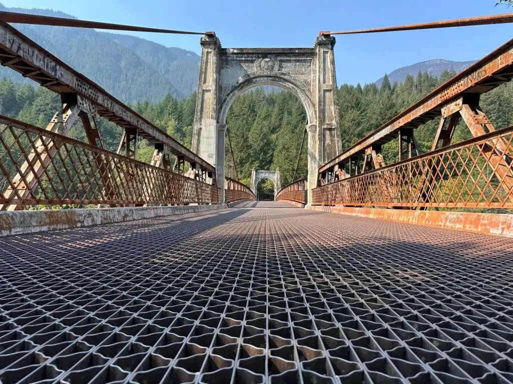 Historic Alexandra Bridge in the Fraser Canyon