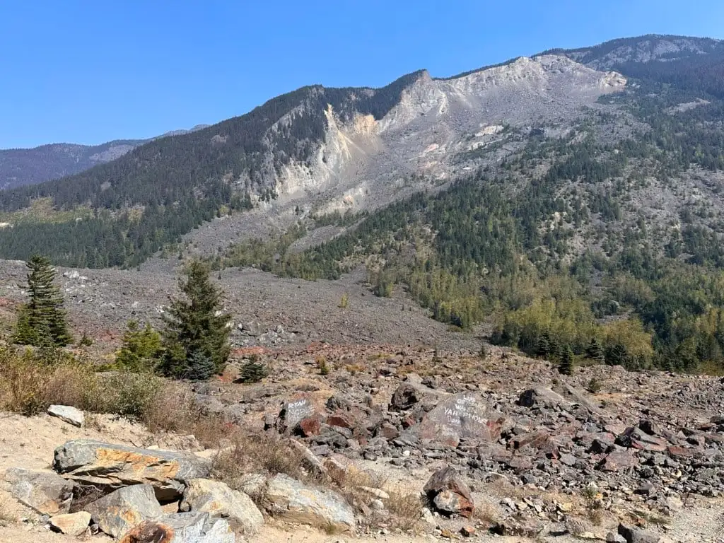 The Hope Slide in BC