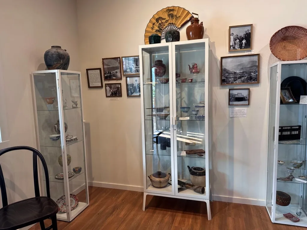 Exhibits at the Lytton Chinese History Museum