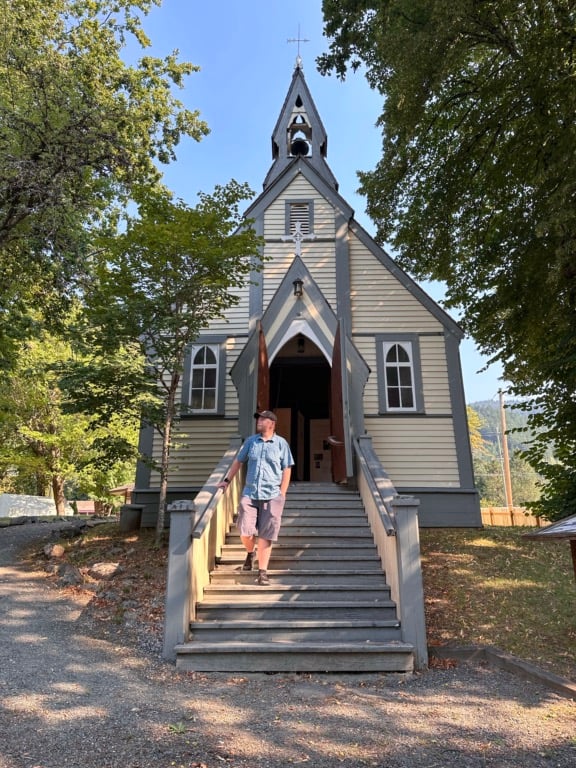 St. John the Divine Church in Yale, BC