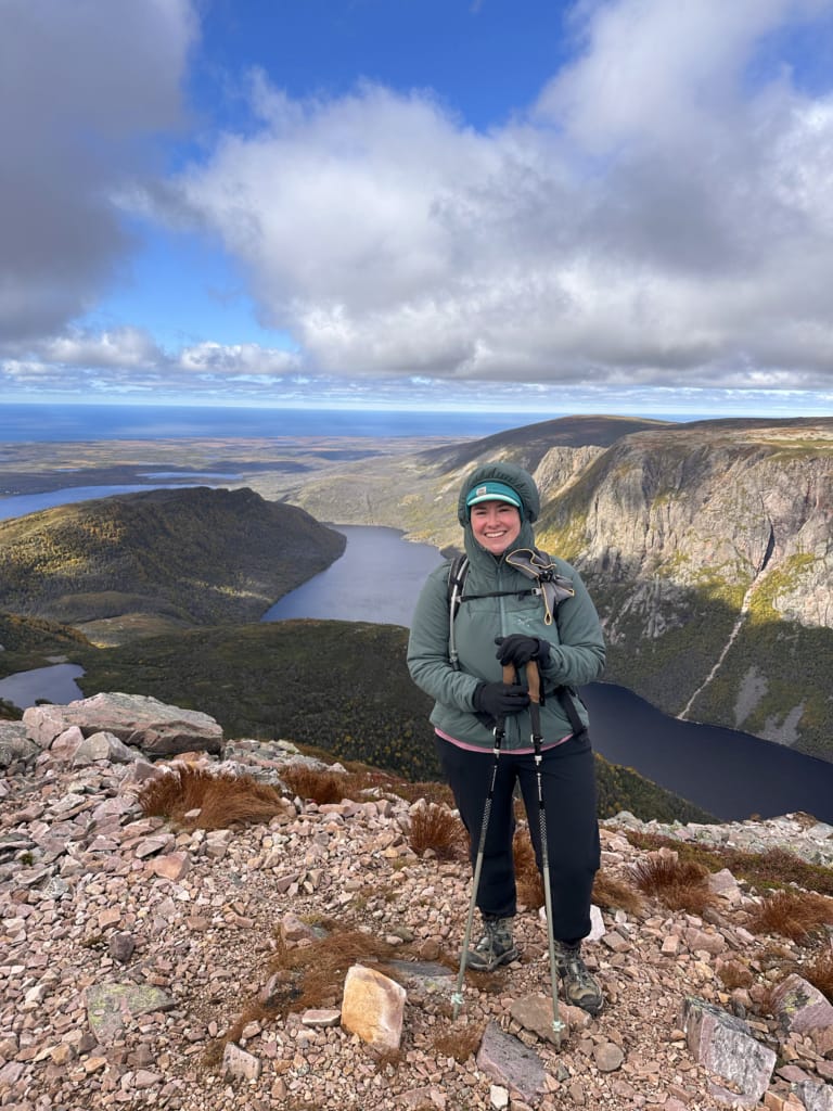 View of 10 Mile Pond from the summit of Gros Morne Mountain