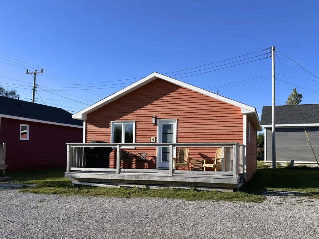 One of the cabins at Gros Morne Base Camp in Norris Point