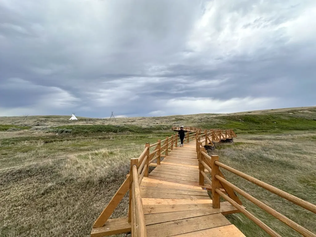 Wide bridge at the start of the Rock Creek Trail in the East Block
