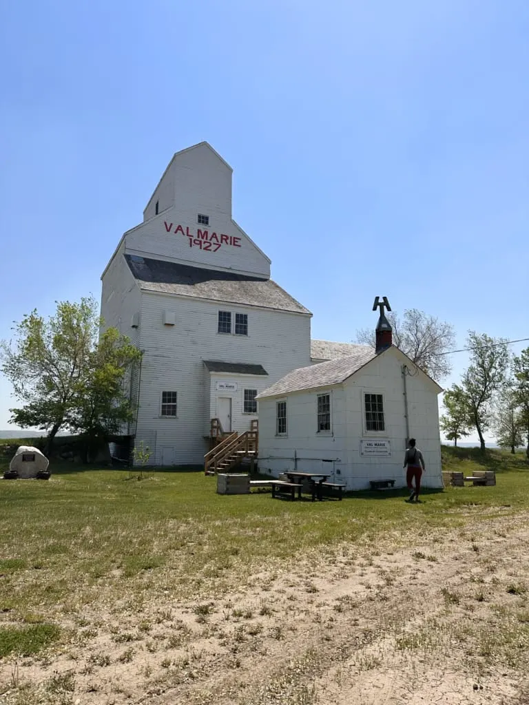 Historic Grain Elevator in Val Marie, Saskatchewan