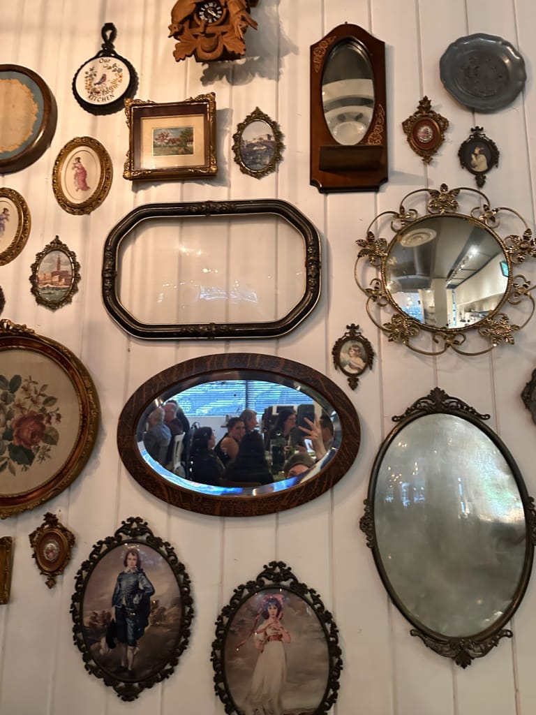 Homey wall decor at Little Grouse on the Prairie