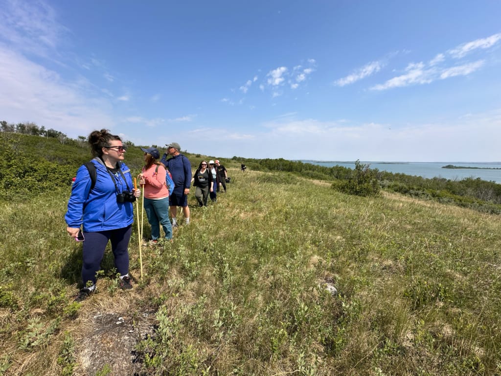 Birders at Redberry Lake near Saskatoon