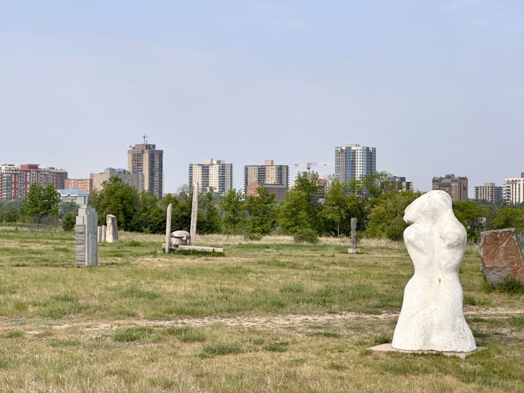 Sculptures in the University of Saskatchewan Sculpture Garden