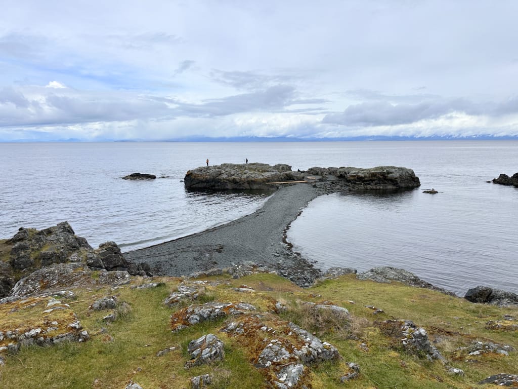 Rock formations at Neck Point Park