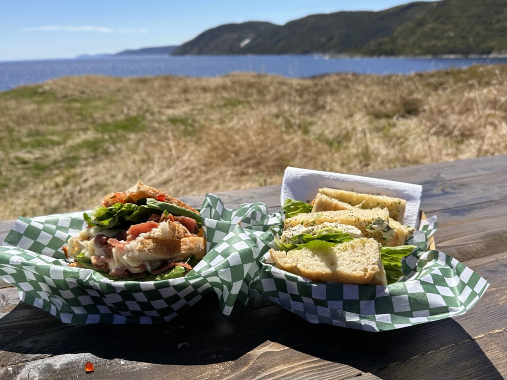 Sandwiches from Boutitou in Conche, NL