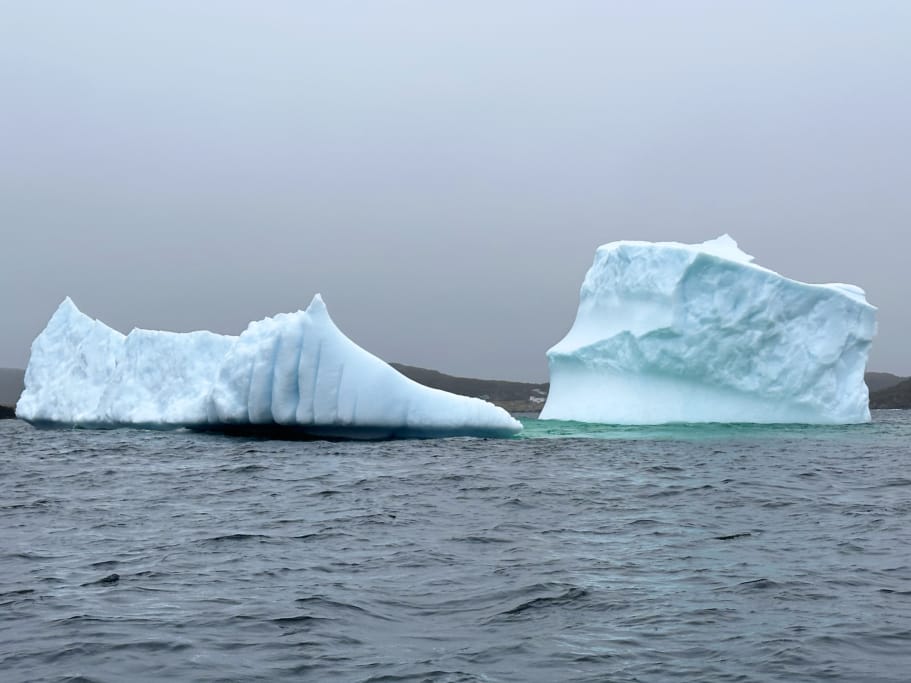 An iceberg near Quirpon Island on Newfoundland's Northern Peninsula