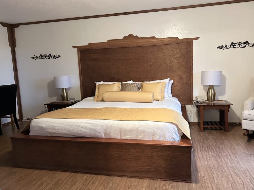 A room at the Mayflower Inn in Roddickton, NL