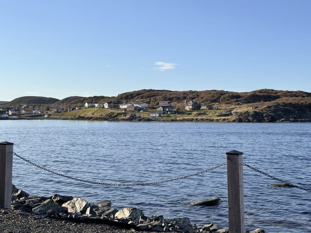 View of St. Anthony Bight from Fishing Point Park in St. Anthony, Newfoundland