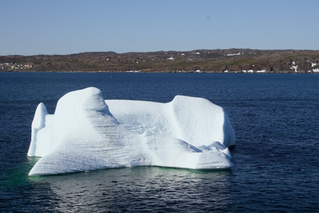 An iceberg in St. Anthony Harbour on Newfoundland's Great Northern Peninsula