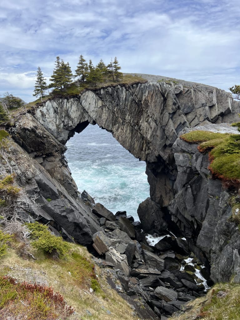 Berry Head Arch on the East Coast Trail