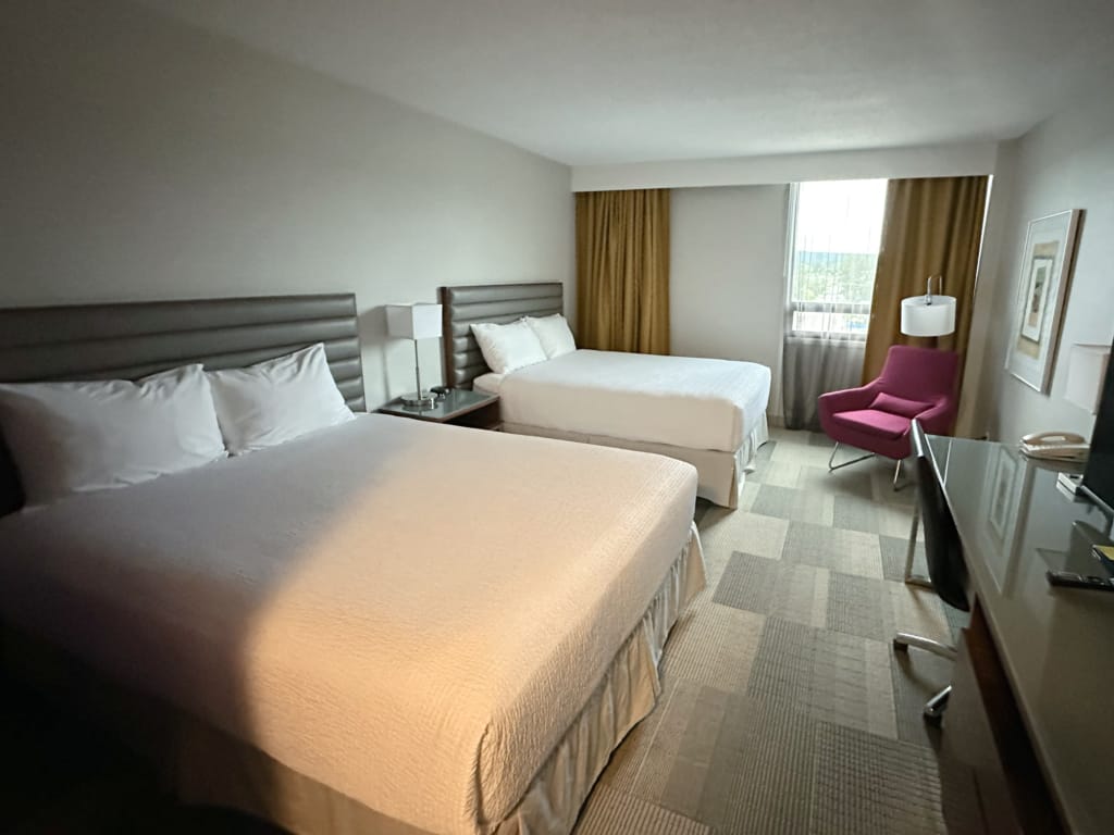 A room at the Coast Prince George Hotel